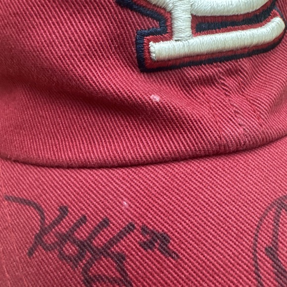 Fan Favorite St. Louis Cardinals 4 Autographs Adjustable Cap Hat OSFM - Picture 16 of 16